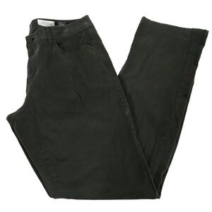 J. Hilburn Classic 5 Pocket Sueded Twill Pants Green Size 34